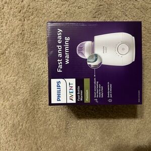 Philips Avent Fast Bottle Warmer - Purple and White